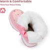 imageApakowa Kids Girls Cold Weather Snow Boots ToddlerLittle KidPink0328