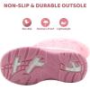 imageApakowa Kids Girls Cold Weather Snow Boots ToddlerLittle KidPink2