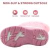 imageApakowa Kids Girls Cold Weather Snow Boots ToddlerLittle KidPink2