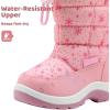 imageApakowa Kids Girls Cold Weather Snow Boots ToddlerLittle KidPink2