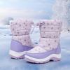 imageApakowa Kids Girls Cold Weather Snow Boots ToddlerLittle KidPurple0328