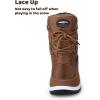 imageApakowa Kids Girls Insulated Fur Winter Warm Snow Boots ToddlerLittle KidHdl020brown