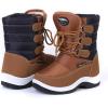 imageApakowa Kids Girls Insulated Fur Winter Warm Snow Boots ToddlerLittle KidHdl020brown