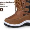 imageApakowa Kids Girls Insulated Fur Winter Warm Snow Boots ToddlerLittle KidHdl020brown