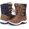 imageApakowa Kids Girls Insulated Fur Winter Warm Snow Boots ToddlerLittle KidHdl020brown