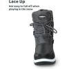 imageApakowa Kids Girls Insulated Fur Winter Warm Snow Boots ToddlerLittle KidHdl020grey