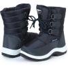 imageApakowa Kids Girls Insulated Fur Winter Warm Snow Boots ToddlerLittle KidHdl020navy
