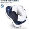 imageApakowa Kids Girls Insulated Fur Winter Warm Snow Boots ToddlerLittle KidNavy