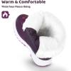 imageApakowa Kids Girls Insulated Fur Winter Warm Snow Boots ToddlerLittle KidPurple