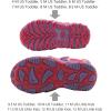 imageApakowa Kids Girls Soft Sole Closed Toe Sandals Summer Shoes with Arch Support ToddlerLittle KidY607peach
