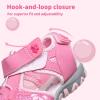 imageApakowa Kids Girls Soft Sole Closed Toe Sandals Summer Shoes with Arch Support ToddlerLittle KidY607pink