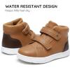 imageApakowa Toddler Kids Boys Autumn Fall Boots Water Resistant ToddlerLittle KidBrowndy1022