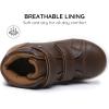 imageApakowa Toddler Kids Boys Autumn Fall Boots Water Resistant ToddlerLittle KidDarkbrowndy1022