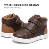 imageApakowa Toddler Kids Boys Autumn Fall Boots Water Resistant ToddlerLittle KidDarkbrowndy1022