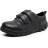 imageApakowa Boys Oxford School Uniform Loafer Shoes Adjustable Strap Comfort Dress Shoes ToddlerLittle KidBig KidBlack3
