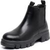 imageApakowa Girls Chelsea Boots Slip On Ankle Booties Little KidBig KidBlackzsf05