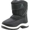 imageApakowa Kids Boys Girls Cold Weather Water Resistant Winter Snow Boots ToddlerLittle KidBig KidBlack