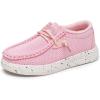 imageApakowa Kids Boys Girls Loafers SlipOn Casual Walking Shoes Comfortable ampamp Lightweight ToddlerLittle KidBig KidPink