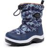 imageApakowa Kids Boys Girls Winter Snow Boots ToddlerLittle KidBlue0330