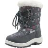 imageApakowa Kids Girls Insulated Fur Winter Warm Snow Boots ToddlerLittle KidGrey