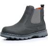 imageApakowa Toddler Little Boys Water Resistant Ankle Work Boots ToddlerLittle KidGrey2301