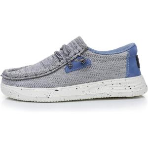 imageApakowa Boys Loafers Slip On Shoes Girls Casual Boat Shoes ToddlerLittle KidBig Kid520grey