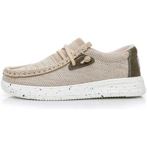 imageApakowa Boys Loafers Slip On Shoes Girls Casual Boat Shoes ToddlerLittle KidBig Kid520lightbrown