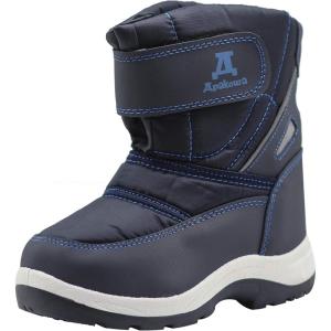 imageApakowa Kids Boys Girls Cold Weather Water Resistant Winter Snow Boots ToddlerLittle KidBig KidNavy