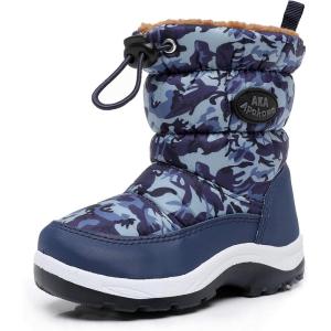 imageApakowa Kids Boys Girls Winter Snow Boots ToddlerLittle KidBlue0330