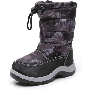 imageApakowa Kids Girls Cold Weather Snow Boots ToddlerLittle KidHdl017black