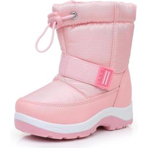 imageApakowa Kids Girls Cold Weather Snow Boots ToddlerLittle KidPink0327