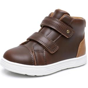 imageApakowa Toddler Kids Boys Autumn Fall Boots Water Resistant ToddlerLittle KidDarkbrowndy1022