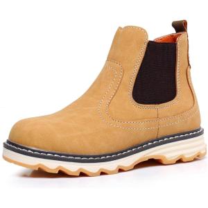 imageApakowa Toddler Little Boys Water Resistant Ankle Work Boots ToddlerLittle KidCamel2301