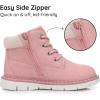 imageApakowa Toddler Little Boys Water Resistant Ankle Work Boots ToddlerLittle KidPink889