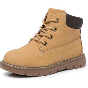 imageApakowa Toddler Little Boys Water Resistant Ankle Work Boots ToddlerLittle KidCamel889