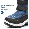 imageApakowa Kids Boys Girls Winter Snow Boots ToddlerLittle KidArctic Blue