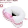 imageApakowa Kids Boys Girls Winter Snow Boots ToddlerLittle KidPink0330