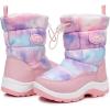 imageApakowa Kids Boys Girls Winter Snow Boots ToddlerLittle KidPink0330