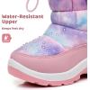 imageApakowa Kids Boys Girls Winter Snow Boots ToddlerLittle KidPink0330