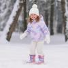 imageApakowa Kids Boys Girls Winter Snow Boots ToddlerLittle KidPink0330