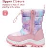 imageApakowa Kids Boys Girls Winter Snow Boots ToddlerLittle KidPink0330