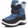 imageApakowa Kids Boys Girls Winter Snow Boots ToddlerLittle KidArctic Blue