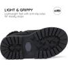 image:imageApakowa Toddler amp Little Kid Boys Girls Boots Fall Early Winter Work Boots with Side Zipper ToddlerLittle KidBlackshort Plushlined
