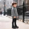 image:imageApakowa Toddler amp Little Kid Boys Girls Boots Fall Early Winter Work Boots with Side Zipper ToddlerLittle KidBlackshort Plushlined