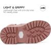 image:imageApakowa Toddler amp Little Kid Boys Girls Boots Fall Early Winter Work Boots with Side Zipper ToddlerLittle KidPinkshort Plushlined