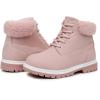 image:imageApakowa Toddler amp Little Kid Boys Girls Boots Fall Early Winter Work Boots with Side Zipper ToddlerLittle KidPinkshort Plushlined