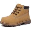 image:imageApakowa Toddler amp Little Kid Boys Girls Boots Fall Early Winter Work Boots with Side Zipper ToddlerLittle KidCamelmesh Lined