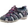 image:imageApakowa Kids Girls Soft Sole Closed Toe Sandals Summer Shoes with Arch Support ToddlerLittle KidY1030bluepurple