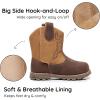 image:imageApakowa Baby amp Toddler Cowboy Boots for Boys Girls Infant Baby Cowboy Cowgirl Western Boots Round Toe All Seasons 636 Months InfantToddlerCamelbrown