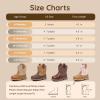 image:imageApakowa Baby amp Toddler Cowboy Boots for Boys Girls Infant Baby Cowboy Cowgirl Western Boots Round Toe All Seasons 636 Months InfantToddlerCamelbrown